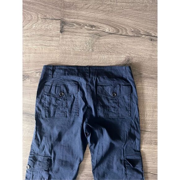 Theory Women’s Linen Blend Cargo Straight leg Pants size 4 - Picture 8 of 8
